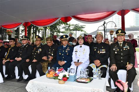 Komandan Lanal Bandung Hadiri Upacara Hari Lahir Pancasila Tahun