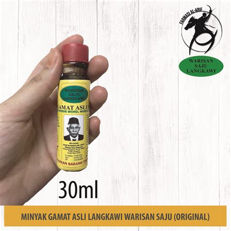 Minyak Gamat Asli Langkawi Warisan Saju Original