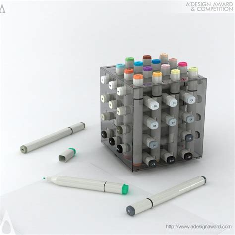 A Marker Pen Display Cube For Desktops And Retail Displays Core77