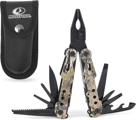 Mossy Oak Camo Multi Tool Portable Outdoor Folding Pocket Multitool