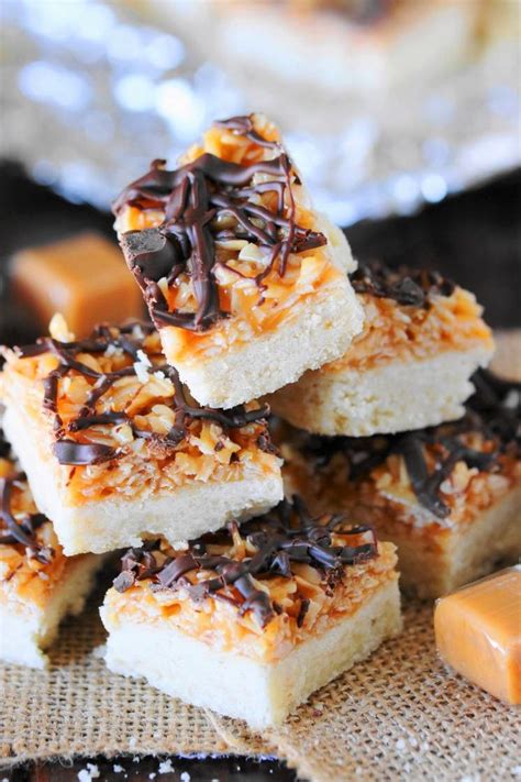 Samoas Bars Most Delicious Recipe Samoas Bars Cookie Bars