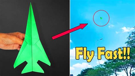 How To Make Paper Airplane Fast Hvordan Lage Et Papirfly Som Flyr