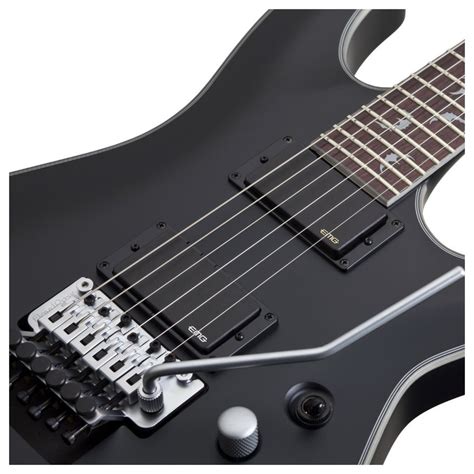 Schecter Damien Platinum-6 FR Electric Guitar, Satin Black | Gear4music