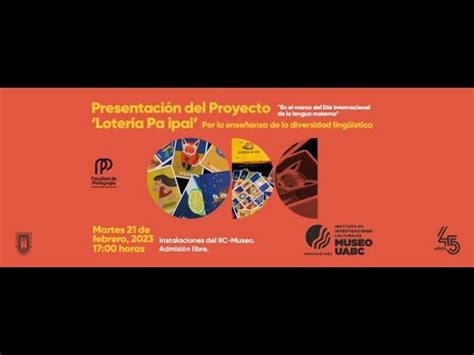 Presentación del proyecto Lotería Pa ipai Por la enseñanza de la