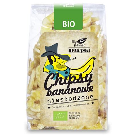 CHIPSY BANANOWE BEZ CUKRU BIO 150 G BIO PLANET