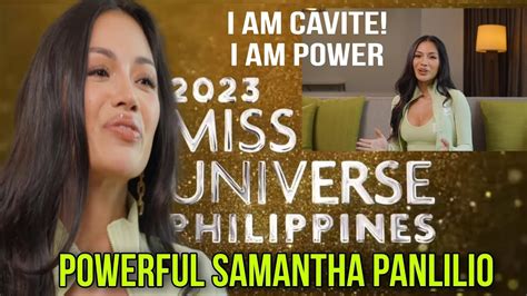 OMG Samantha Panlilio Is So Powerful Personality Interview Miss