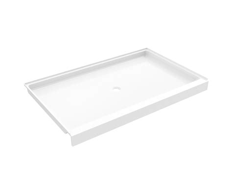 Xsb Ansi B Acrylx Alcove Shower Base With Center Drain In