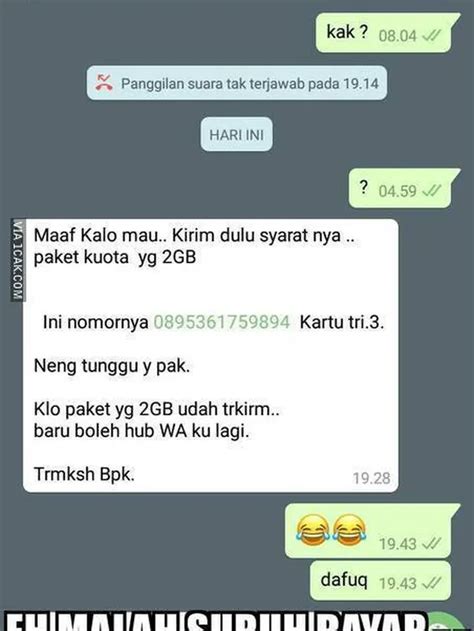 Chat Kocak Ajak Kenalan Berujung Enggak Jelas Ini Bikin Geleng Kepala Hot Liputan