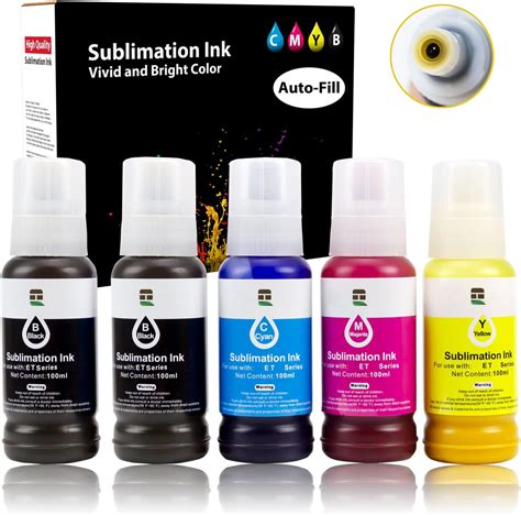 Amazon MERRYWORK Refill Sublimation Ink For Epson ET 2400 ET 2800