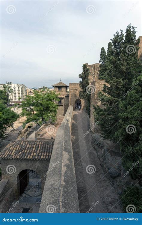 The Alcazaba of Malaga editorial photography. Image of laga - 260678622