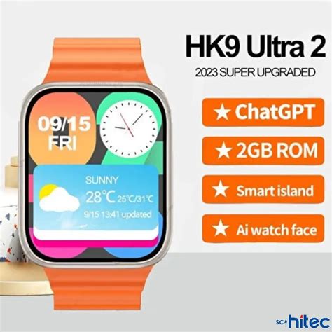 ScHitec Watch HK9 Ultra 2 Amoled Ekran Android İos HarmonyOs Uyumlu