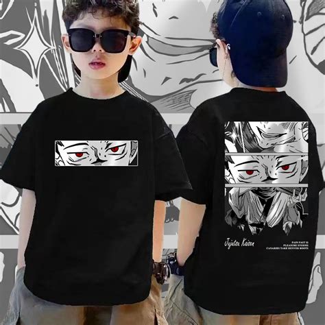 Jujutsu Kaisenเสอยดเดก Cotton Gojo Satoru พมพ Super Hot Cool Anime แขนสน Shopee Thailand