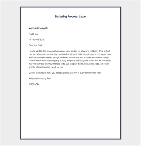 Marketing Letter Template (Writing Guide & Tips) - Doc Formats