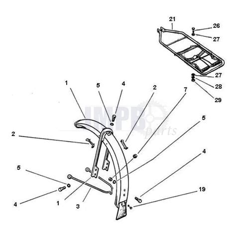 Puch Maxi Front Fender - JMPB Parts