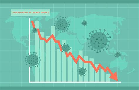 Dampak Covid19 Terhadap Perekonomian Global Ilustrasi Stok Unduh