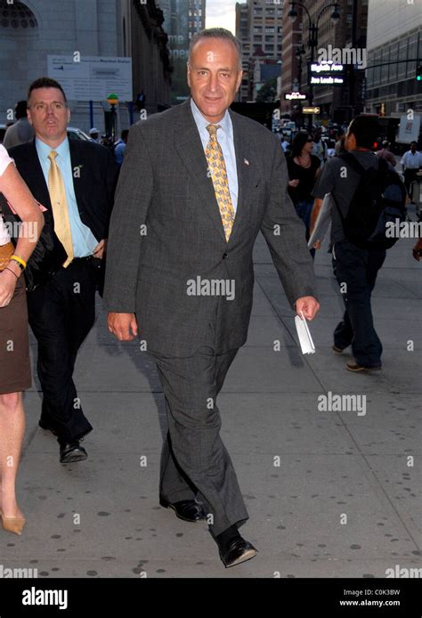 Senator Chuck Schumer Out and about in Manhattan New York City, USA ...