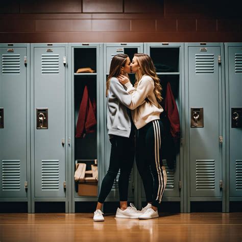 Two College Lesbians Kissing In Locker Room By Taspixoo On Deviantart