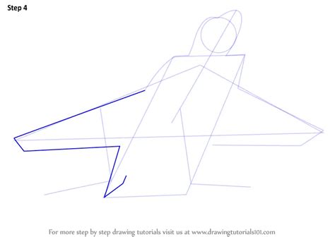 Learn How to Draw a Jet Plane (Airplanes) Step by Step : Drawing Tutorials