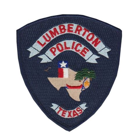 Lumberton Tx Pd Police Patches Fire Badge Texas Police