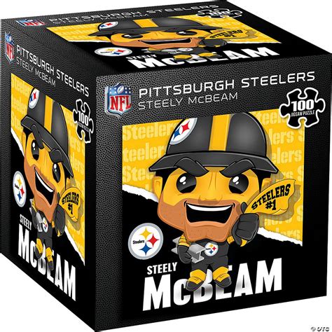 Masterpieces Steely Mcbeam Pittsburgh Steelers Mascot 100 Piece