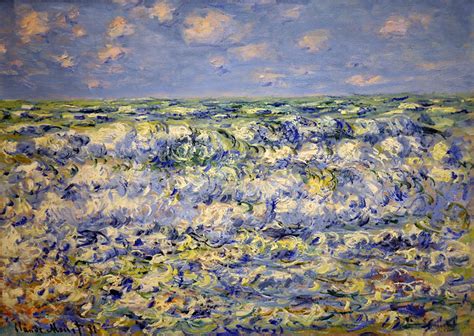 Claude Monet Waves Breaking 1881 At The Legion Of Honor Fine Arts