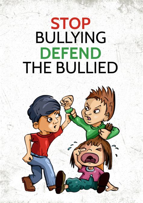 Anti Bullying Poster For Free Template Postermywall