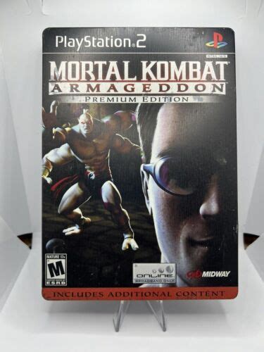 Mortal Kombat Armageddon Premium Edition Steelbook Ps Game No Manual