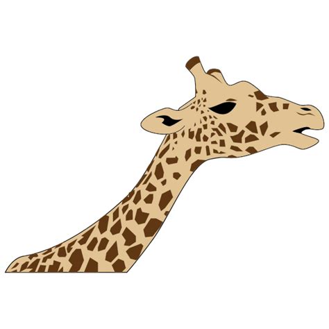 Giraffe Head Svg