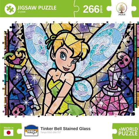 Jual Tenyo Dsg 266 757 Disney Tinker Bell Stained Glass Jigsaw Puzzle