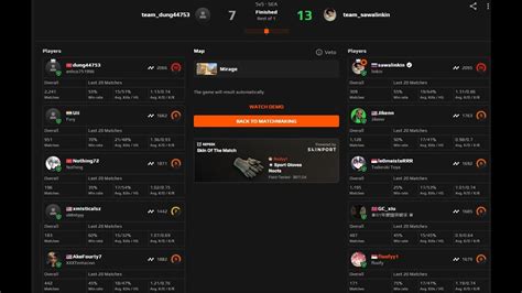 Cs Faceit Level Mirage Good Team That Listens To Strats Youtube