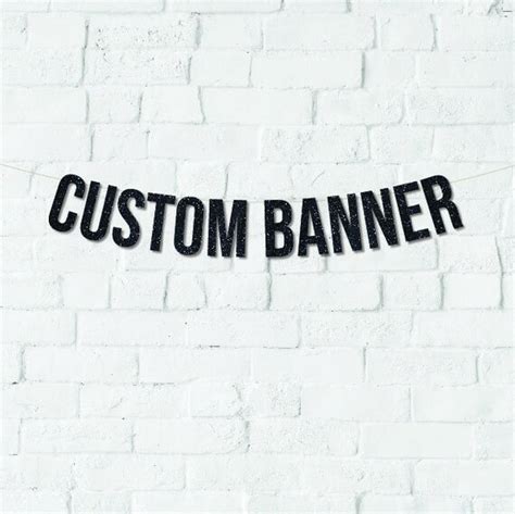 Custom Banner Personalized Banner. Custom Paper Banner. - Etsy