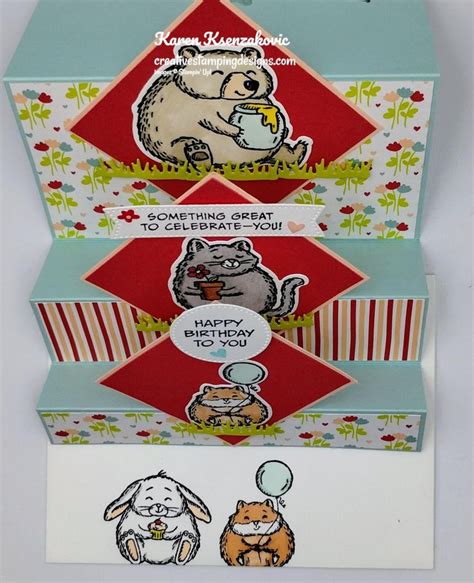 Stampin Up Fluffiest Friends For Fun Fold Friday Creative Stamping