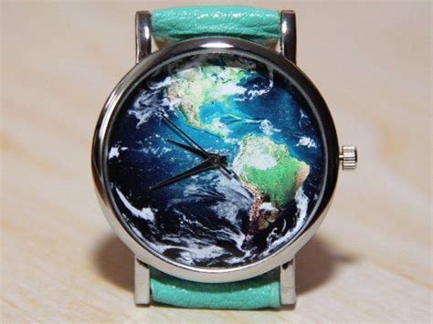 Wrist Watch Planet World Map Watch Watch Earth Unique Etsy Watches