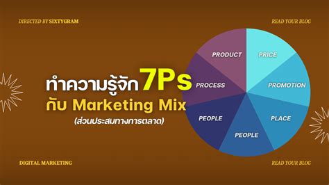 รู้จัก 7ps กับ Marketing Mix ส่วนประสมทางการตลาด Sixtygram