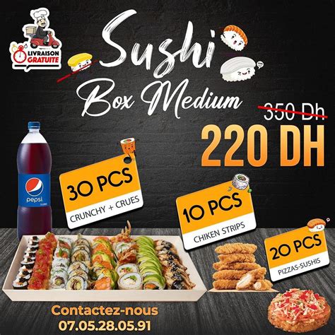 Menu Top Sushi Marrakech Les Meilleurs Restaurants Marrakech