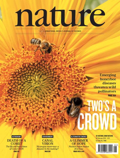 On The Cover Of Nature Magazine Paul Maguire