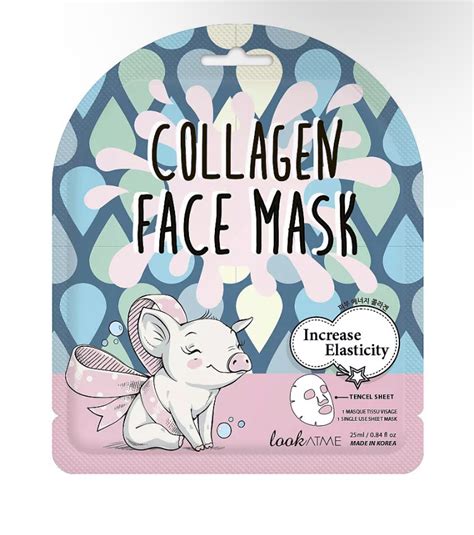 Тканевая маска для лица Look At Me Collagen Face Mask | отзывы