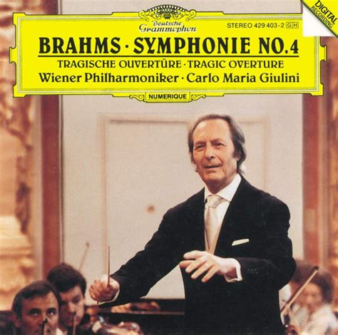 Brahms Wiener Philharmoniker Carlo Maria Giulini Symphonie N4 E