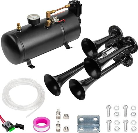 Amazon Db Ultra Loud Dual Trumpet Car Air Horn Compressor V