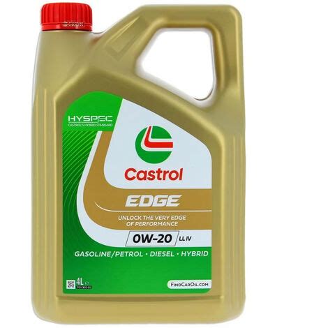 Huile Moteur CASTROL EDGE 0W 20 LL IV 5L