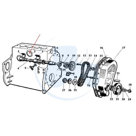 PASTILLE DESSABLAGE Ø 1 3 4 44 35 mm pour tracteurs MASSEY FERGUSON 835