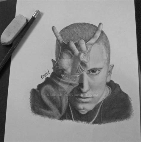 Eminem Sketch By Narniakid On Deviantart