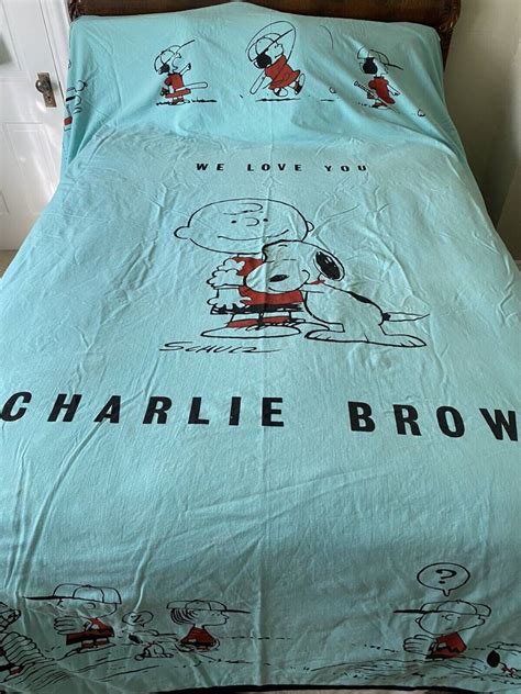 Yahoo オークション Vintage 1966 Charlie Brown Snoopy Peanuts Bed