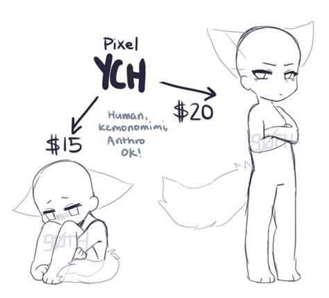 [OPEN YCH] grumpy n sad by tokengoth Drawing Body Poses, Drawing Skills, Drawing Tips, Chibi ...