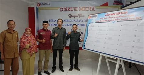 Ketua Brain Jadi Pemateri Pada Diskusi Panwaslih Aceh Selatan Dan Awak