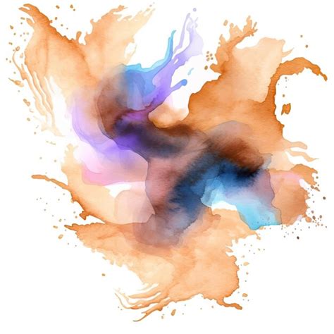 Premium Vector Colorful Abstract Watercolor Stain Vector