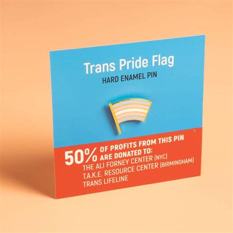 Unlock Your Potent Lock Your Potent Enamel Pin Trans Pride Flag Dissent