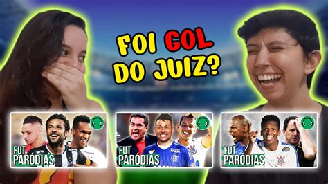 React Brasileir O S Zueira Parte E Futpar Dias Youtube