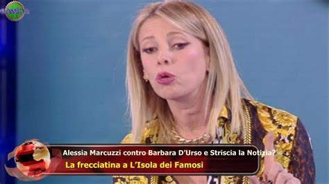 Alessia Marcuzzi Contro Barbara Durso E Striscia La Notizia La