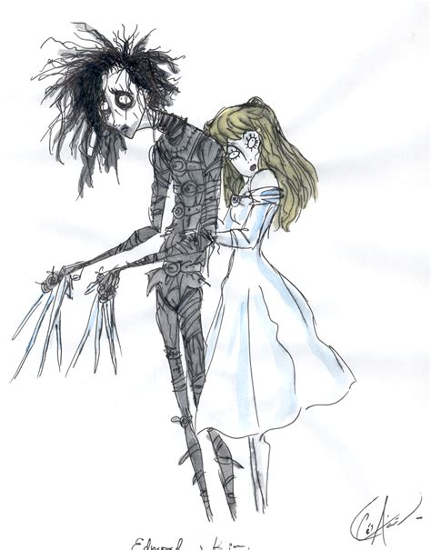 Tim Burton Concept Art Edward Scissorhands